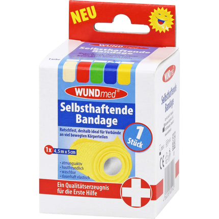 BANDAGE selbsthaftend 5 cmx4,5 m farb.sort.