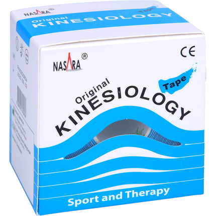 NASARA Kinesiologie Tape 5 cmx5 m blau