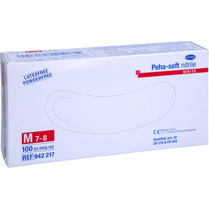 PEHA-SOFT nitrile white Unt.Hands.unsteril pf M