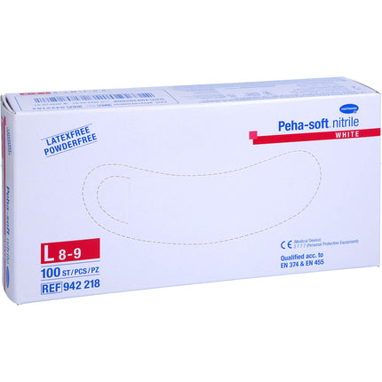 PEHA-SOFT nitrile white Unt.Hands.unsteril pf L
