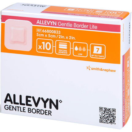ALLEVYN Gentle Border Lite 5x5 cm Schaumverb.
