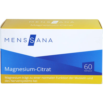 MAGNESIUMCITRAT MensSana Kapseln