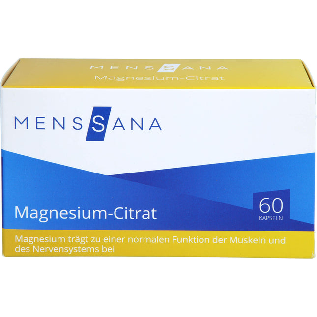 MAGNESIUMCITRAT MensSana Kapseln