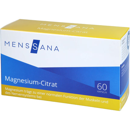 MAGNESIUMCITRAT MensSana Kapseln