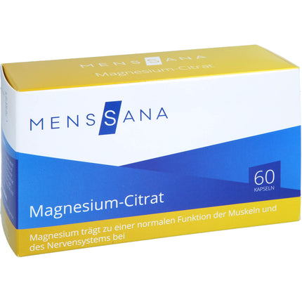 MAGNESIUMCITRAT MensSana Kapseln