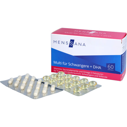MULTI FÜR Schwangere+DHA MensSana Kapseln