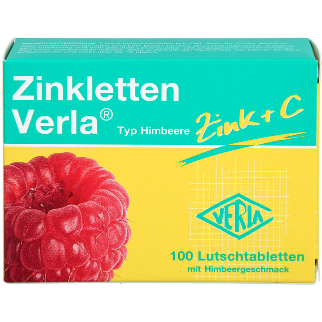 ZINKLETTEN Verla Himbeere Lutschtabletten