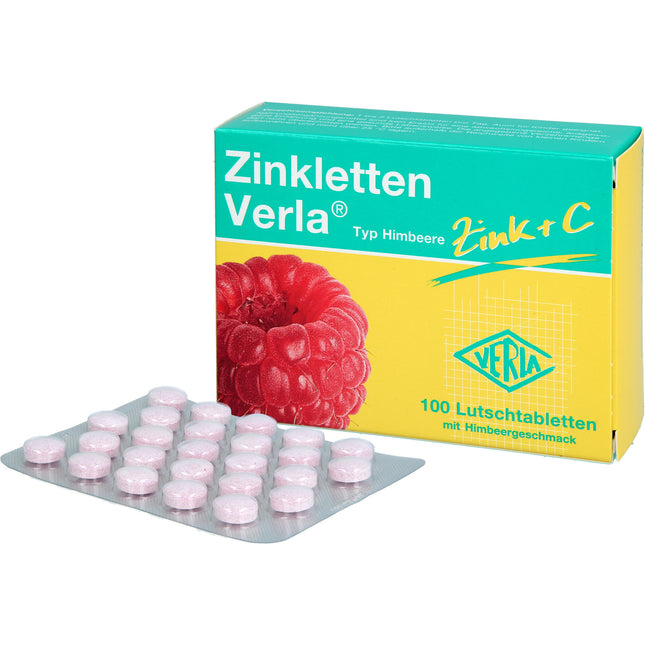 ZINKLETTEN Verla Himbeere Lutschtabletten