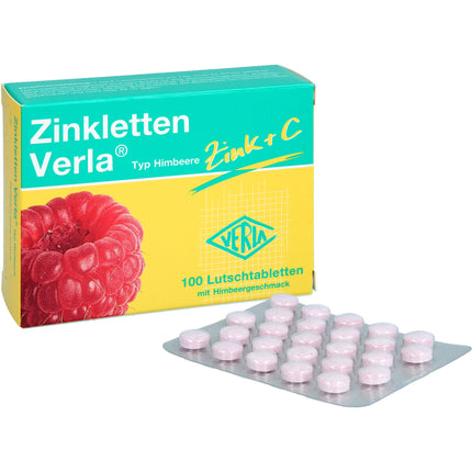 ZINKLETTEN Verla Himbeere Lutschtabletten