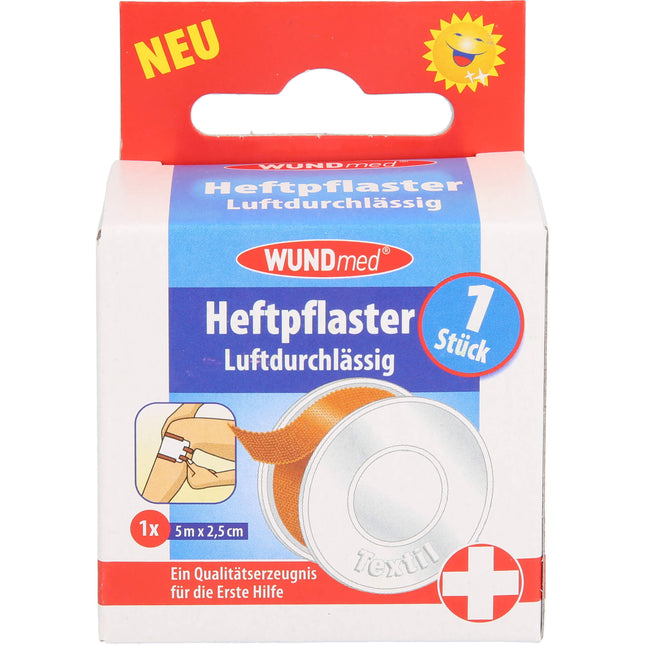 HEFTPFLASTER Textil 2,5 cmx5 m