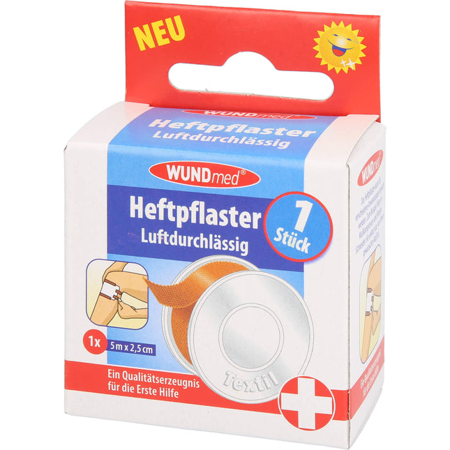 HEFTPFLASTER Textil 2,5 cmx5 m