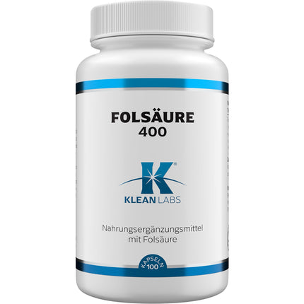 FOLSÄURE 400 µg KLEAN LABS Kapseln