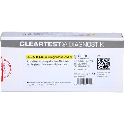 CLEARTEST Drogentest AMP Teststreifen