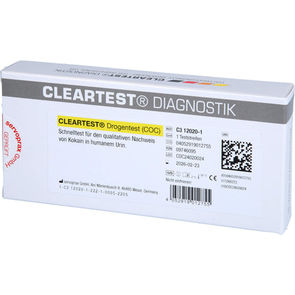 CLEARTEST Drogentest COC Teststreifen