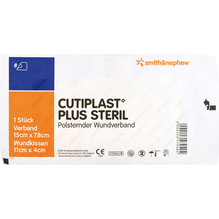 CUTIPLAST Plus steril 7,8x15 cm Verband