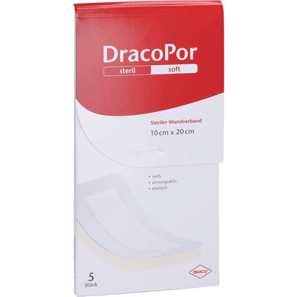 DRACOPOR Wundverband 10x20 cm steril