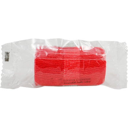 DRACOELFI haft color elast.Fixierb.8 cmx4 m rot