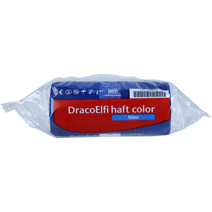 DRACOELFI haft color elast.Fixierb.10 cmx4 m blau