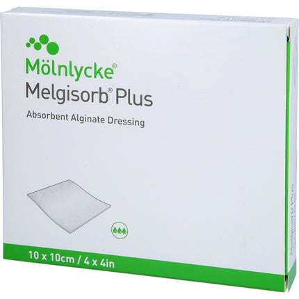 MELGISORB Plus Alginat Verband 10x10 cm steril
