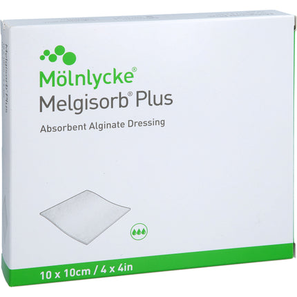 MELGISORB Plus Alginat Verband 10x10 cm steril