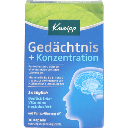 KNEIPP Gedächtnis+Konzentration Kapseln