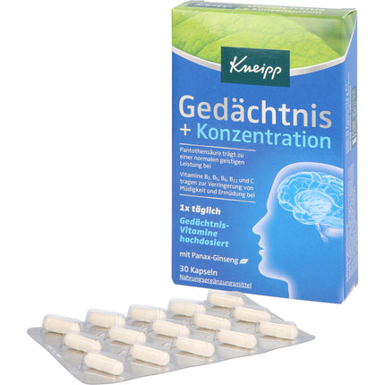 KNEIPP Gedächtnis+Konzentration Kapseln
