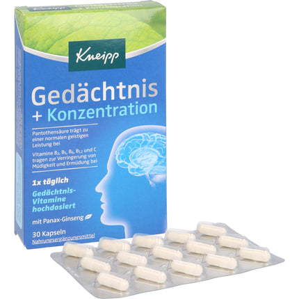 KNEIPP Gedächtnis+Konzentration Kapseln
