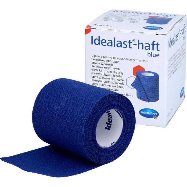 IDEALAST-haft color Binde 6 cmx4 m blau
