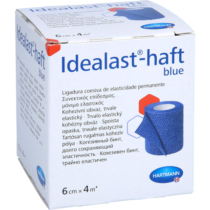 IDEALAST-haft color Binde 6 cmx4 m blau