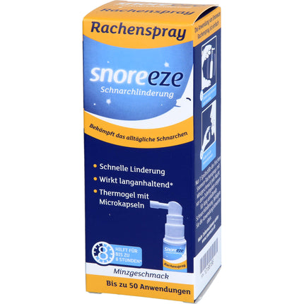 SNOREEZE Schnarchlinderung Rachenspray