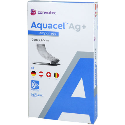 AQUACEL Ag+ 2x45 cm Tamponaden