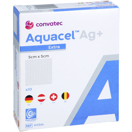 AQUACEL Ag+ Extra 5x5 cm Kompressen