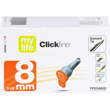 MYLIFE Clickfine Pen-Nadeln 31 G 8 mm