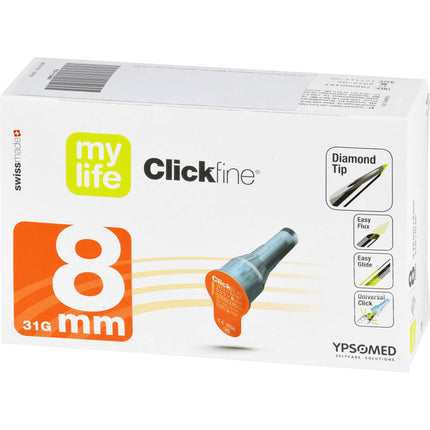 MYLIFE Clickfine Pen-Nadeln 31 G 8 mm