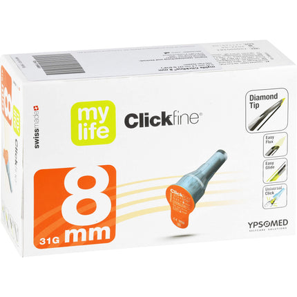 MYLIFE Clickfine Pen-Nadeln 31 G 8 mm