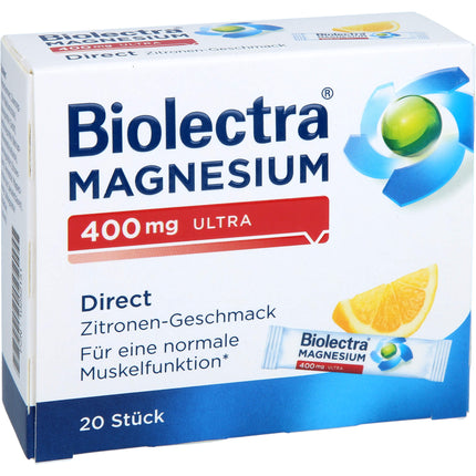 BIOLECTRA Magnesium 400 mg ultra Direct Zitrone