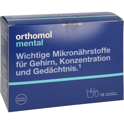 ORTHOMOL mental Granulat/Kapseln 15 Tage Kombip.