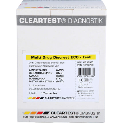 CLEARTEST Multi Drug Discreet Eco-Test 5fach