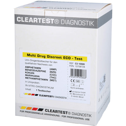 CLEARTEST Multi Drug Discreet Eco-Test 5fach