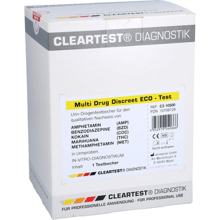 CLEARTEST Multi Drug Discreet Eco-Test 5fach