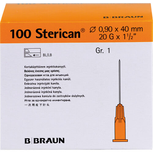 STERICAN 0.90X40 GELB L L 100 St - Vetstore24