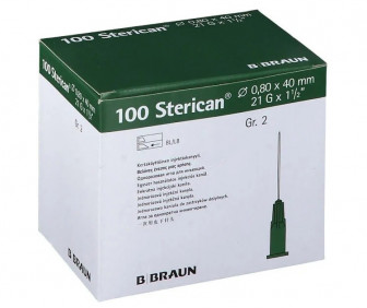 STERICAN 0.80X40 GRUEN L L 100 St - Vetstore24