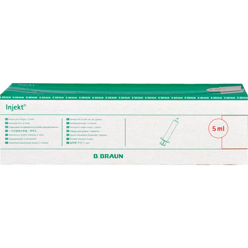 INJEKT SPRITZE LUER EXZENT 100X5 ml - Vetstore24