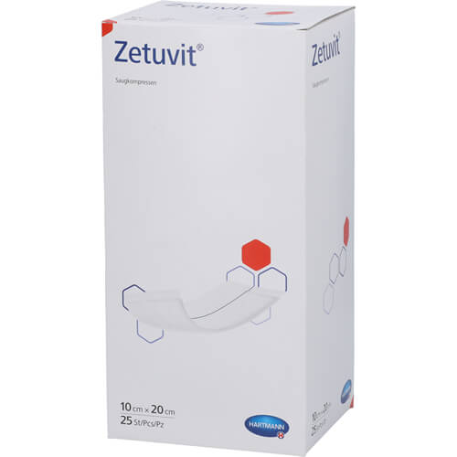 ZETUVIT SAUGKOMPR ST 10X20 25 St - Vetstore24